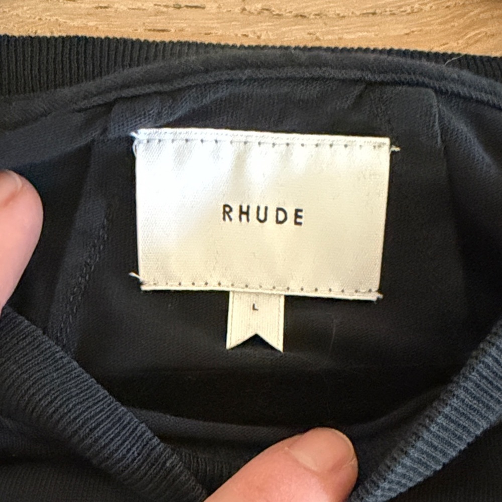 Rhude Black Tee- Rhude awakening - Picture 2 of 4
